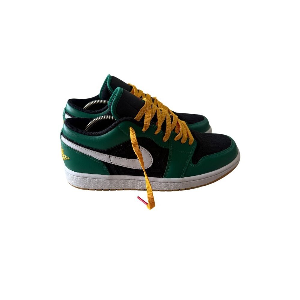 Nike Air Jordan 1 Low SE Holiday Special Malachite Green Sneakers Size 9 - Picture 9 of 10